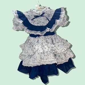Toddler girl vintage dress